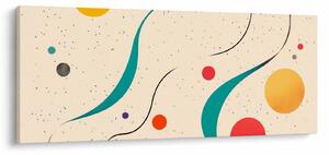 Tablou - Ilustrație colorată minimalistă (120x50 cm)