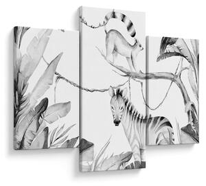 Tablou - Acuarelă Jungla (90x60 cm)