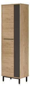 Suport pantofi Scarpera, Pako World, Antracit-Natural, 57x35x185 cm