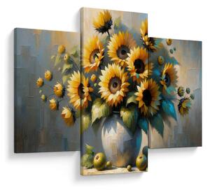 Tablou – Vază cu floarea-soarelui (90x60 cm)