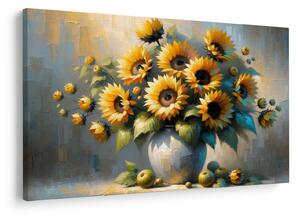 Tablou – Vază cu floarea-soarelui (90x60 cm)