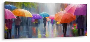 Tablou - Zi ploioasă (120x50 cm)