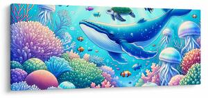 Tablou – Lume subacvatică (120x50 cm)