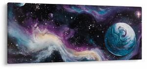 Tablou - Univers pictat (120x50 cm)
