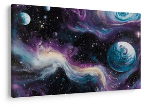 Tablou - Univers pictat (90x60 cm)