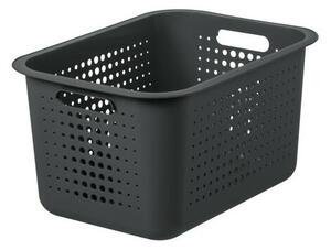 SmartStore Coș de depozitare Modern, gri, 37 x 28x 20 cm, 37 x 28 x 20 cm