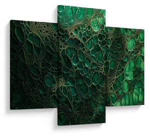 Tablou - Imagine microscopică verde (90x60 cm)