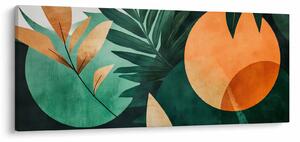 Tablou - Motive naturale geometrice (120x50 cm)