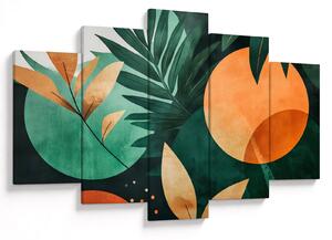 Tablou - Motive naturale geometrice (150x105 cm)