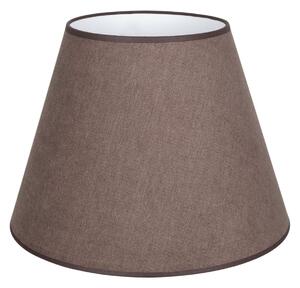Duolla Abajur Cone, maro, înălțime 30 cm, din țesătură, Maro / Rugină, Țesătură / Textil