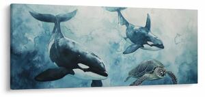 Tablou - Pictură subacvatică (120x50 cm)