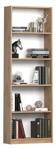 Biblioteca Adore Nurdan, 5 rafturi, 58x170x23 cm