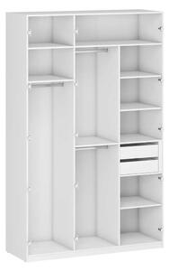 Corp dulap Unity - 150 cm, pentru haine, alb