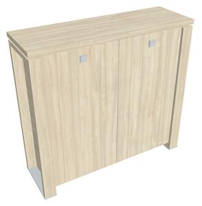 Dulap mediu Verno+ 140 x 46 x 130 cm, salcâm