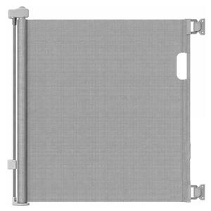 Poarta de siguranta retractabila si extensibila Kidizi Flexa 180 cm, dublu sistem de blocare si plasa anti-shock, potrivita pentru usi, scari si holuri, interior / exterior, gri