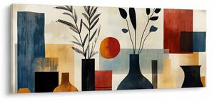 Tablou - Vaze cubiste (120x50 cm)