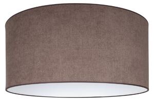 Duolla Abajur Roller, maro, Ø 50 cm, înălțime 30 cm, Maro / Rugină, Țesătură / Textil