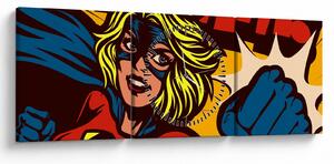 Tablou - Comix (cu ceas) (90x30 cm)