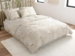 Lenjerie de pat din microfibra WHITE RABBIT, bej Dimensiune lenjerie de pat: 70 x 90 cm | 140 x 200 cm