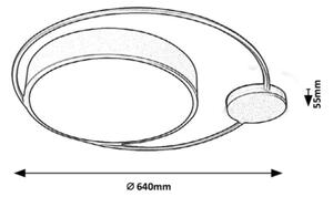 Rabalux Plafonieră LED 48 W, 230 V