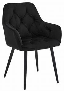 Scaun Bucatarie/Dining Yorks Catifea Negru