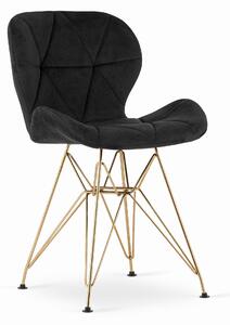 Scaun Bucatarie/Dining Quint Catifea Negru