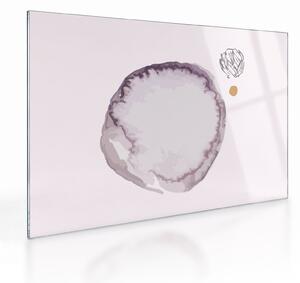 Tablou pe sticlă - Minimalism violet N⁰4 (70x50 cm)