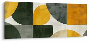 Tablou - Abstracție în culoare de măslin (120x50 cm)