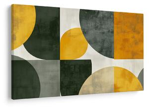 Tablou - Abstracție în culoare de măslin (90x60 cm)