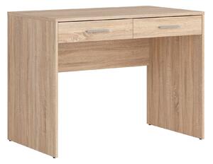 Birou NEPO PLUS, stejar sonoma, PAL laminat, cu 2 sertare, 100x59x76 c