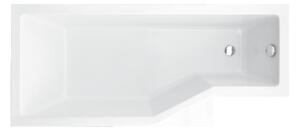 Besco Integra cadă de colț 150x75 cm partea stângă alb #WAI-150-PL