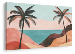 Tablou - Palmieri la mare (90x60 cm)