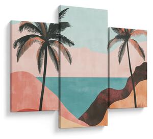 Tablou - Palmieri la mare (90x60 cm)
