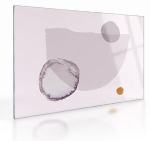 Tablou pe sticlă - Minimalism violet N⁰2 (70x50 cm)