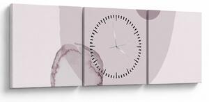 Tablou - Minimalism violet N⁰2 (cu ceas) (90x30 cm)