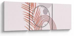 Tablou - Minimalism violet N⁰1 (cu ceas) (90x30 cm)
