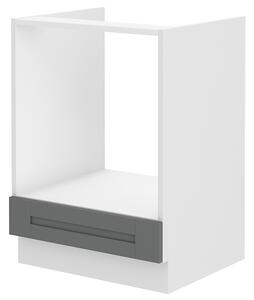 Dulap inferior de bucătărie pentru cuptor Lucid 60 D GAZ BB (dustgrey + alb). 1045537