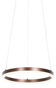 Lampă suspendată design bronz 40 cm cu LED reglabil în 3 trepte - Anello