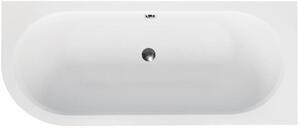 Besco Avita cadă de colț 159.5x75 cm partea dreaptă alb #WAV-160-NP