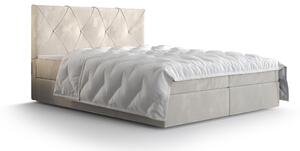 Z0ND0 Pat matrimonial Boxspring 140 cm Athena (bej) ( cu saltea și sp. depozitare). 1046361