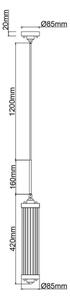 Open Design OR84351 - Pendul suspendat pe cablu FIATTO 1xE14/12W/230V crom lucios