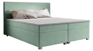 Z0ND0 Pat matrimonial Boxspring 140 cm Simon Comfort (mentă) (cu saltea, fără sp. depozitare). 1056318