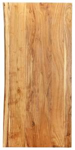 Blat lavoar de baie, 118x55x2,5 cm, lemn masiv de acacia
