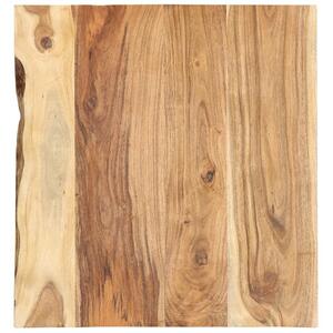 Blat lavoar de baie, 58x55x2,5 cm, lemn masiv de acacia