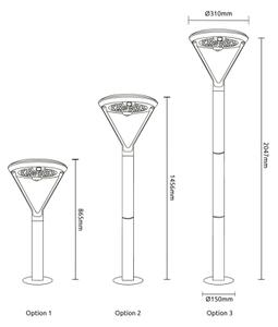 Globo 36910 - Lampă solară LATERNA LED/18W/3,7V 8000 mAh IP54