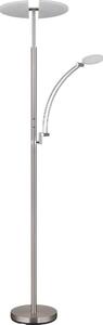 Globo 58909N - Lampă LED de podea dimabilă TIRANA 40W/230V + 5,5W crom mat