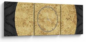 Tablou - Structura de aur N⁰2 (cu ceas) (90x30 cm)