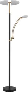 Globo 58909B - Lampă LED dimmabilă de podea TIRANA 40W/230V + 5,5W, neagră