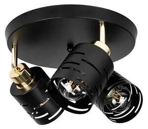 Spot ELEN 3xE27/35W/230V negru/auriu