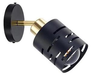 Aplica spot de perete ELEN 1xE27/35W/230V negru/auriu